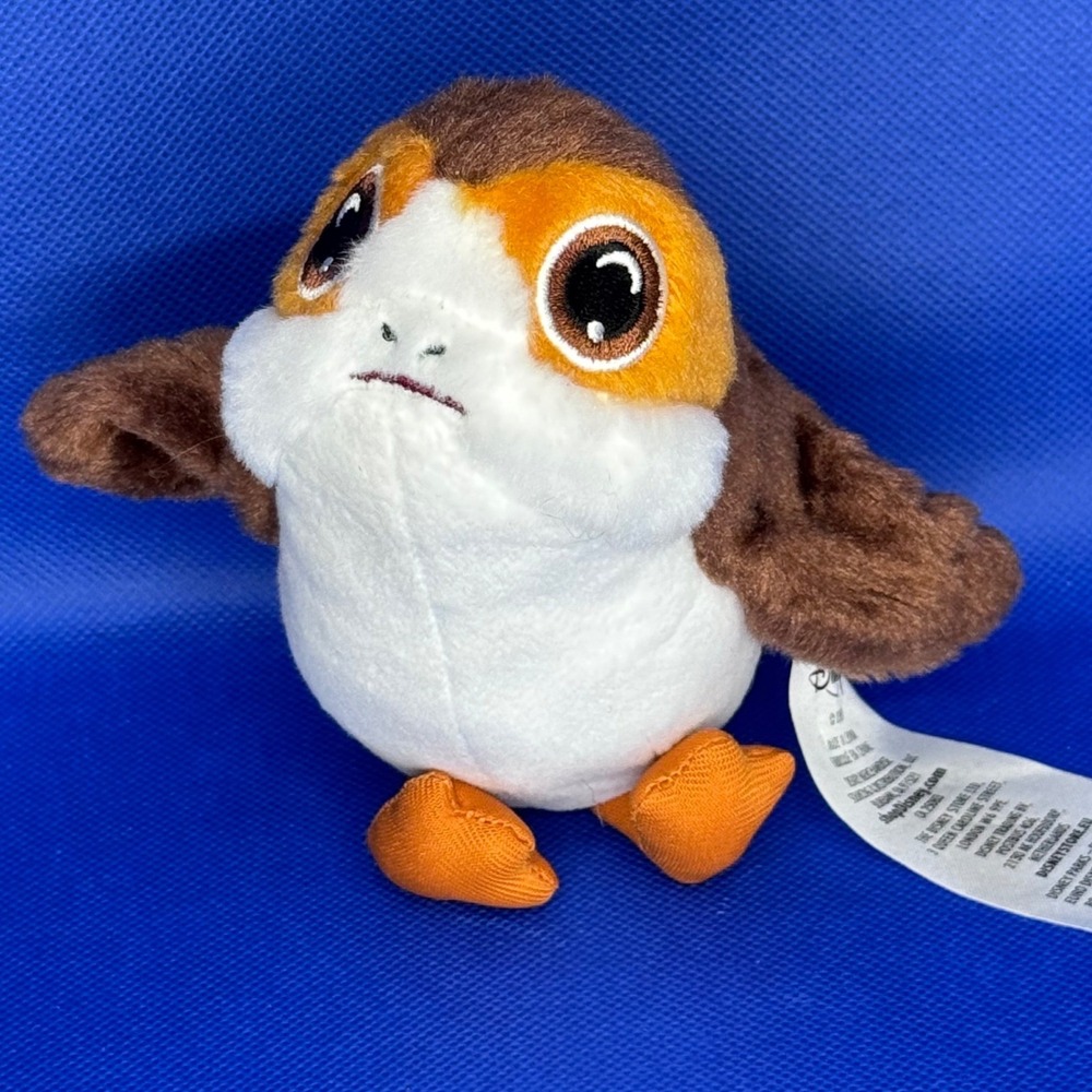 Star Wars Porg Disney Parks Plush 5" Stuffed Animal Toy Last Jedi Movie Alien